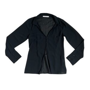 Abercrombie & Fitch Black Semi Sheer Blouse 🖤